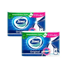   Zewa Wisch & Weg Original háztartási papírtörlő 2 rétegű (2x4 tekercs) + AJÁNDÉK fakanál