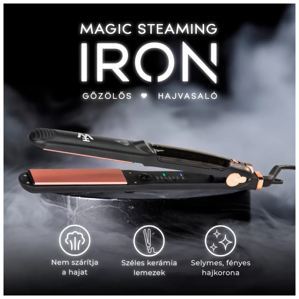 3 havi Magic Hair Gummies gumivitamin kúra + 1 db Magic Hair Iron gőzölős hajvasaló csomag