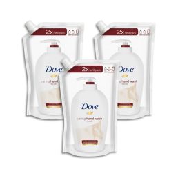 Dove Fine Silk folyékony krémszappan utántöltő 3x500 ml