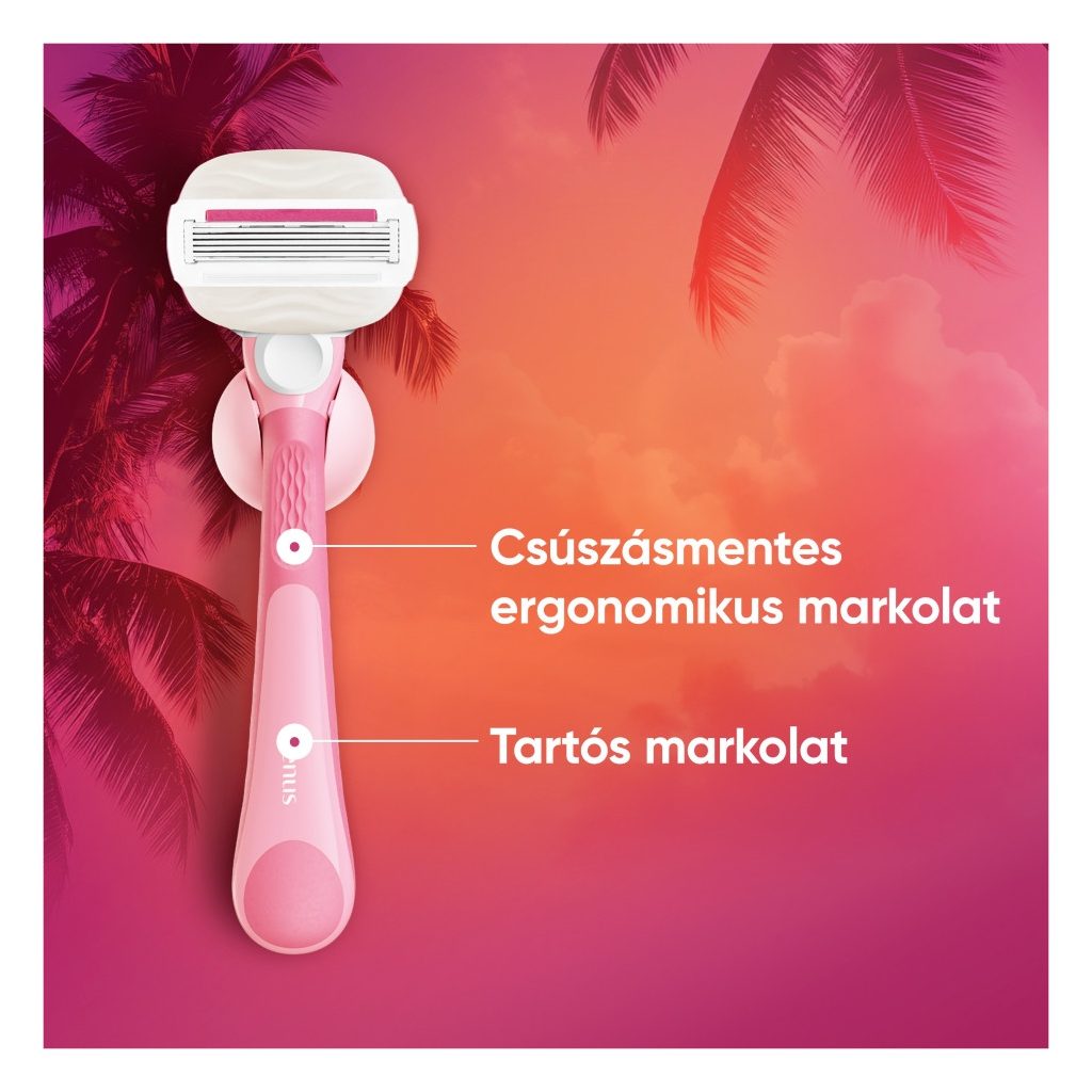 Gillette Venus ComfortGlide Miami női borotvabetét Sugarberry illattal (2x3 db)