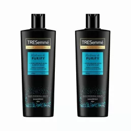   TRESemmé Hydrate & Purify sampon zsírosodó hajra hialuron savval (2x400 ml) + AJÁNDÉK hajturbán
