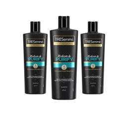   TRESemmé Hydrate & Purify sampon zsírosodó hajra hialuron savval (3x400 ml)