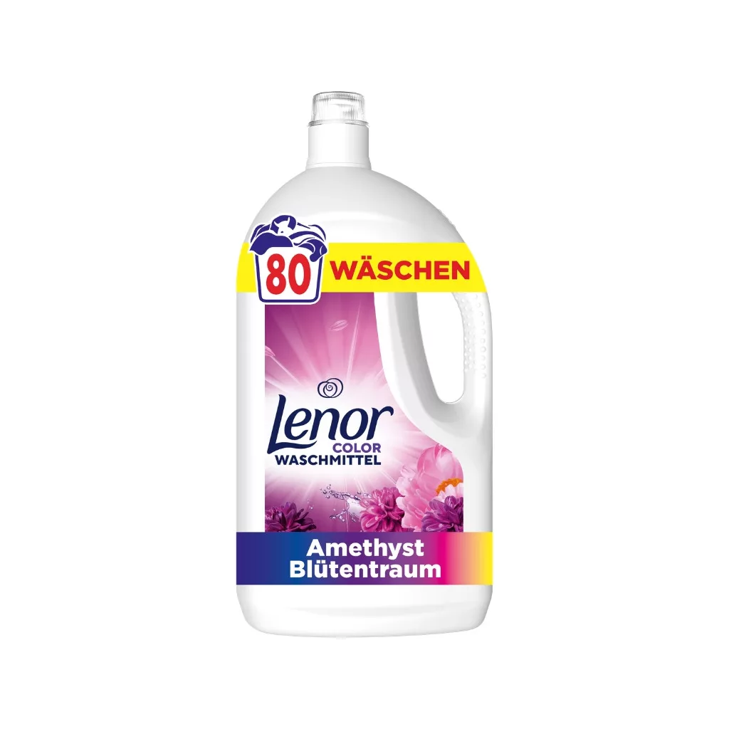 INGYENES SZÁLLÍTÁS - Lenor Amethyst Flower Bloom Color Folyékony Mosószer 3x3,6 liter (240 mosás)