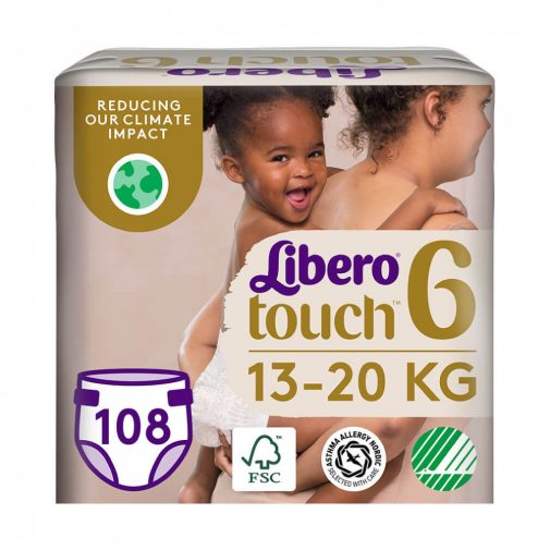 Libero Touch 6 pelenka, 13-20 kg, HAVI PELENKACSOMAG 108 db