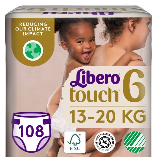 Libero Touch 6 pelenka, 13-20 kg, HAVI PELENKACSOMAG 108 db