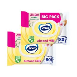 Zewa Almond Milk Bigpack nedves toalettpapír (2x80 db)