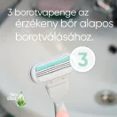 Gillette Venus Smooth Sensitive eldobható női borotva + 2db betét (2x2 db)