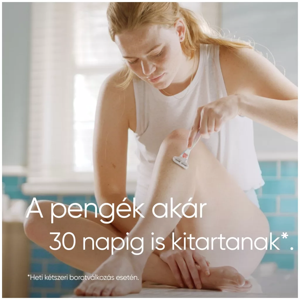 Gillette Venus Smooth Sensitive eldobható női borotva + 2db betét (2x2 db)