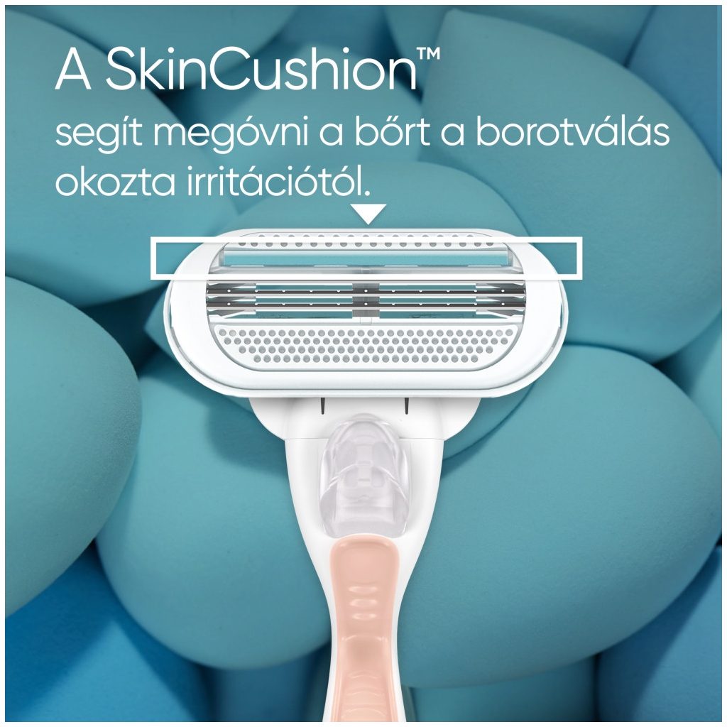 Gillette Venus Smooth Sensitive női borotvabetét/pótfej 3 pengés (2x4 db)