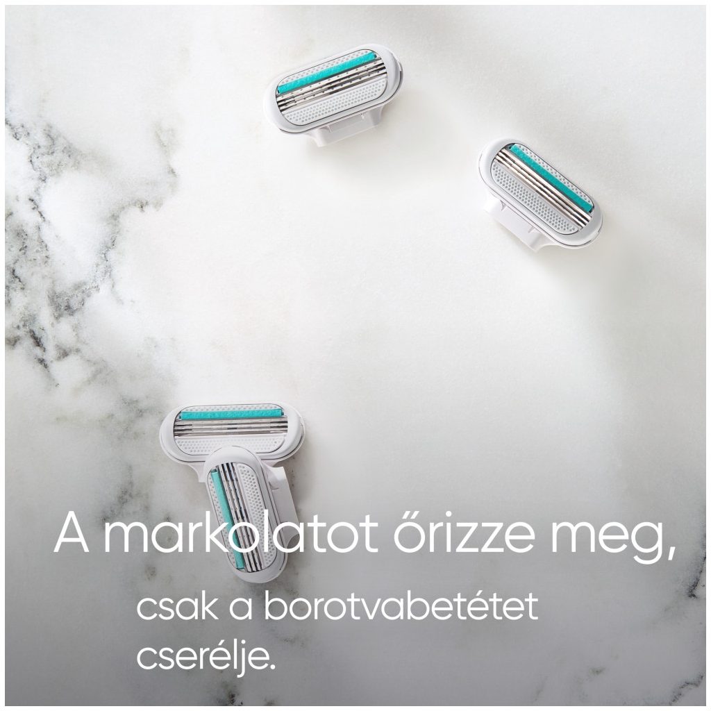 Gillette Venus Smooth Sensitive női borotvabetét/pótfej 3 pengés (2x4 db)