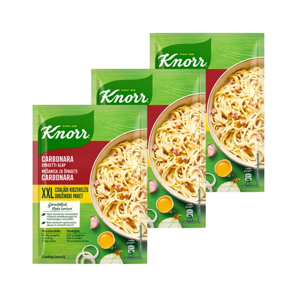 Knorr XXL Carbonara alap (3x60 g)