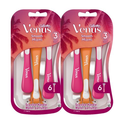 Venus Miami Vibes eldobható borotva (2x6 db)