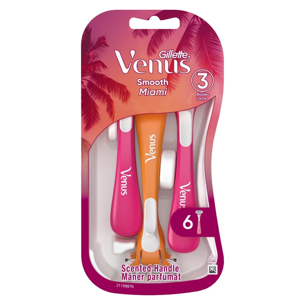 Gillette Venus Miami Vibes eldobható borotva (2x6 db)
