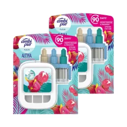   Ambi Pur 3volution elektromos légfrissítő készülék és utántöltő - Aloha (2 db)