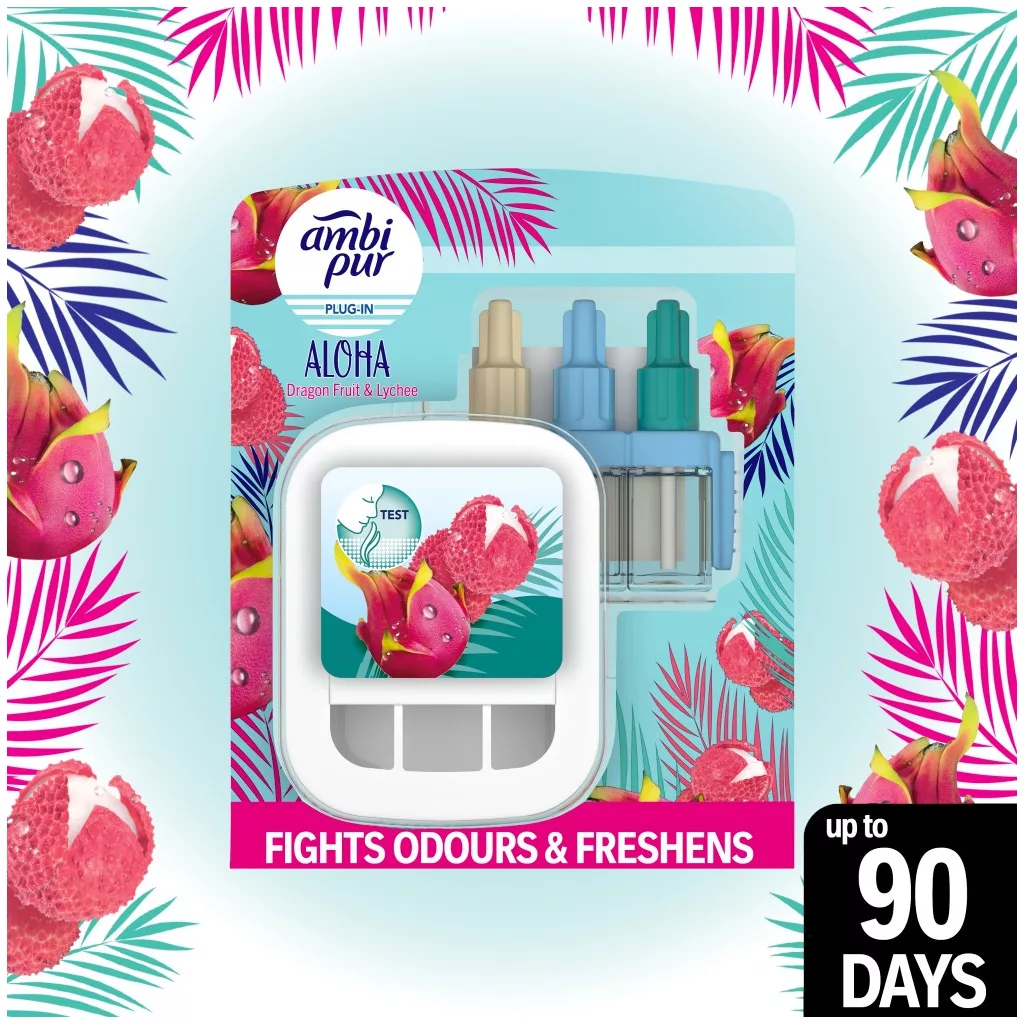 Ambi Pur 3volution elektromos légfrissítő készülék és utántöltő - Aloha (2 db)