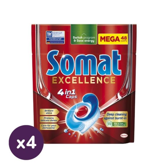 Somat Excellence mosogatógép kapszula (4x48 db)