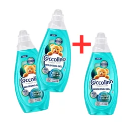   Coccolino Wonder Wash Speed Clean folyékony mosószer 37 mosás (3x1480 ml)