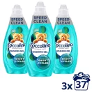 Coccolino Wonder Wash Speed Clean folyékony mosószer 37 mosás (3x1480 ml)