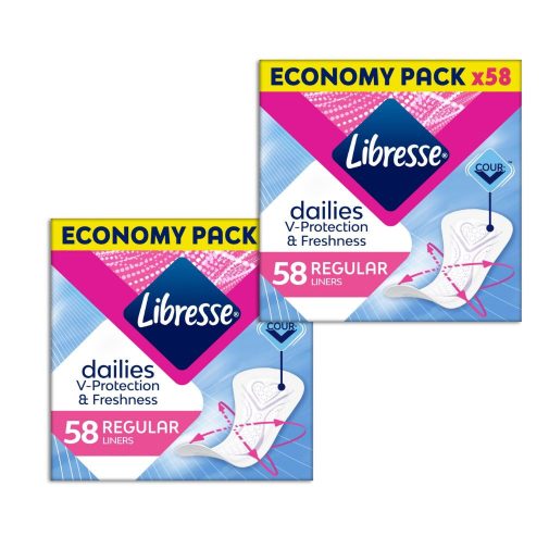 Libresse Dailies Fresh Regular tisztasági betét (2x58 db)