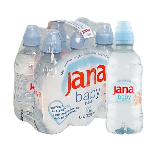 Jana sportkupakos szénsavmentes babavíz (6x0,33 L)