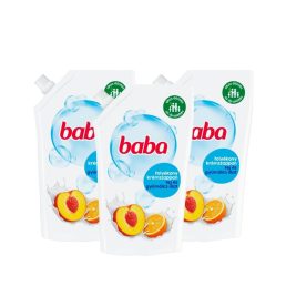   Baba folyékony szappan utántöltő tej és gyümölcs illattal (3x500 ml)