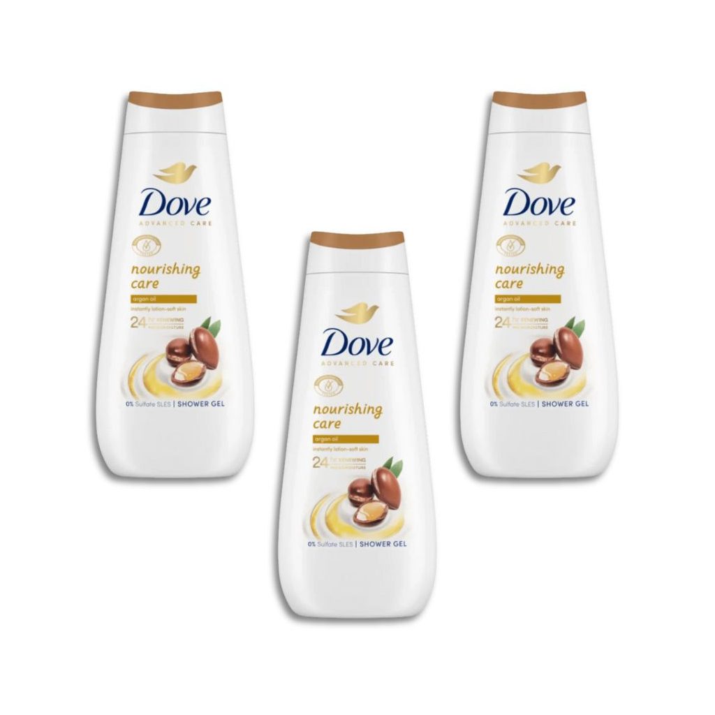 Dove Advanced Care Krémtusfürdő Nourishing Care (3x400 ml)