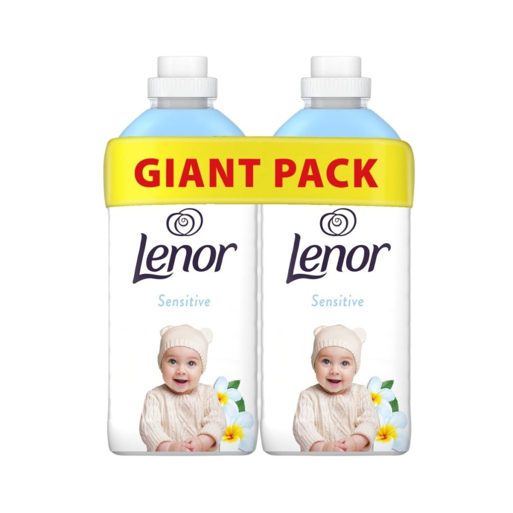 Lenor Öblítő Sensitive 6x1491 ml (426 mosás) + Lenor Cotton Fresh illatgyöngy 495 g (41 mosás)