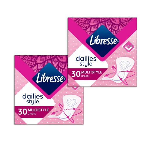 Libresse Dailies Style Multistyle tisztasági betét (2x30 db)