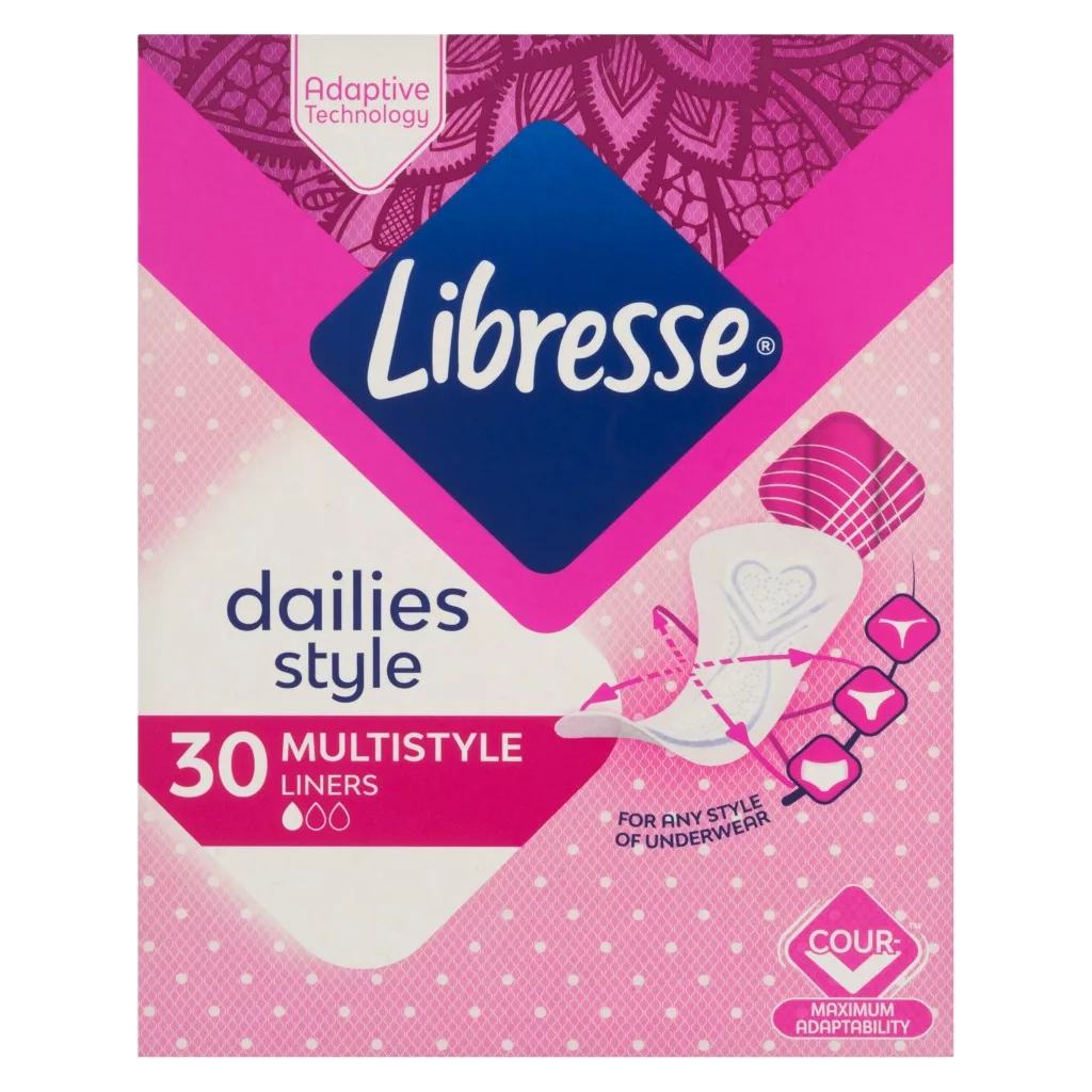 Libresse Dailies Style Multistyle tisztasági betét (2x30 db)