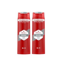   Old Spice Original 3 az 1-ben tusfürdő és sampon férfiaknak (2x400 ml)