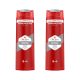 Old Spice Original 3 az 1-ben tusfürdő és sampon férfiaknak (2x400 ml)