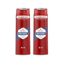   Old Spice WhiteWater 3 az 1-ben tusfürdő és sampon férfiaknak (2x400 ml)