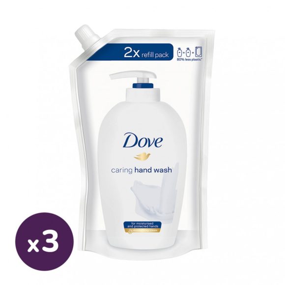 Dove Deeply Nourishing folyékony szappan utántöltő 3x500 ml