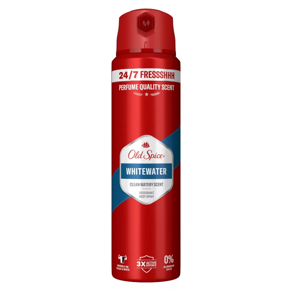 Old Spice Dezodor Spré Whitewater 3x150 ml