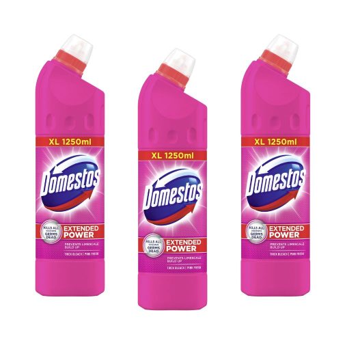 Domestos fertőtlenítő hatású tisztítószer, Pink Fresh (3x1250 ml)