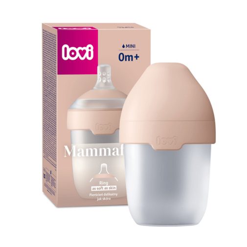 LOVI Cumisüveg MAMMAFEEL (150 ml) + ajándék kanál szett