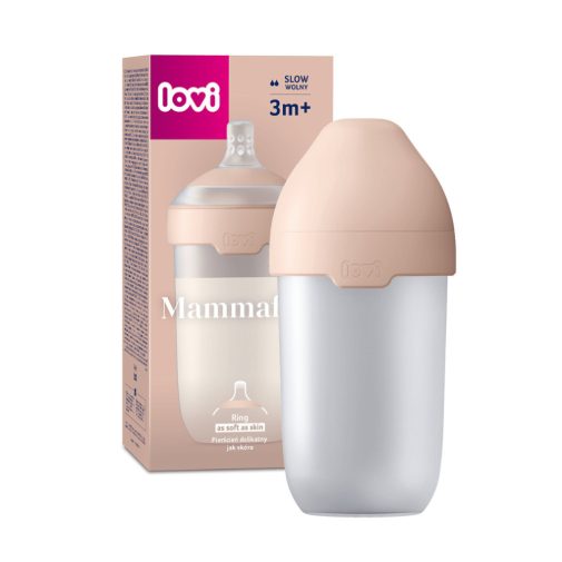 LOVI Cumisüveg MAMMAFEEL (250 ml) + ajándék kanál szett
