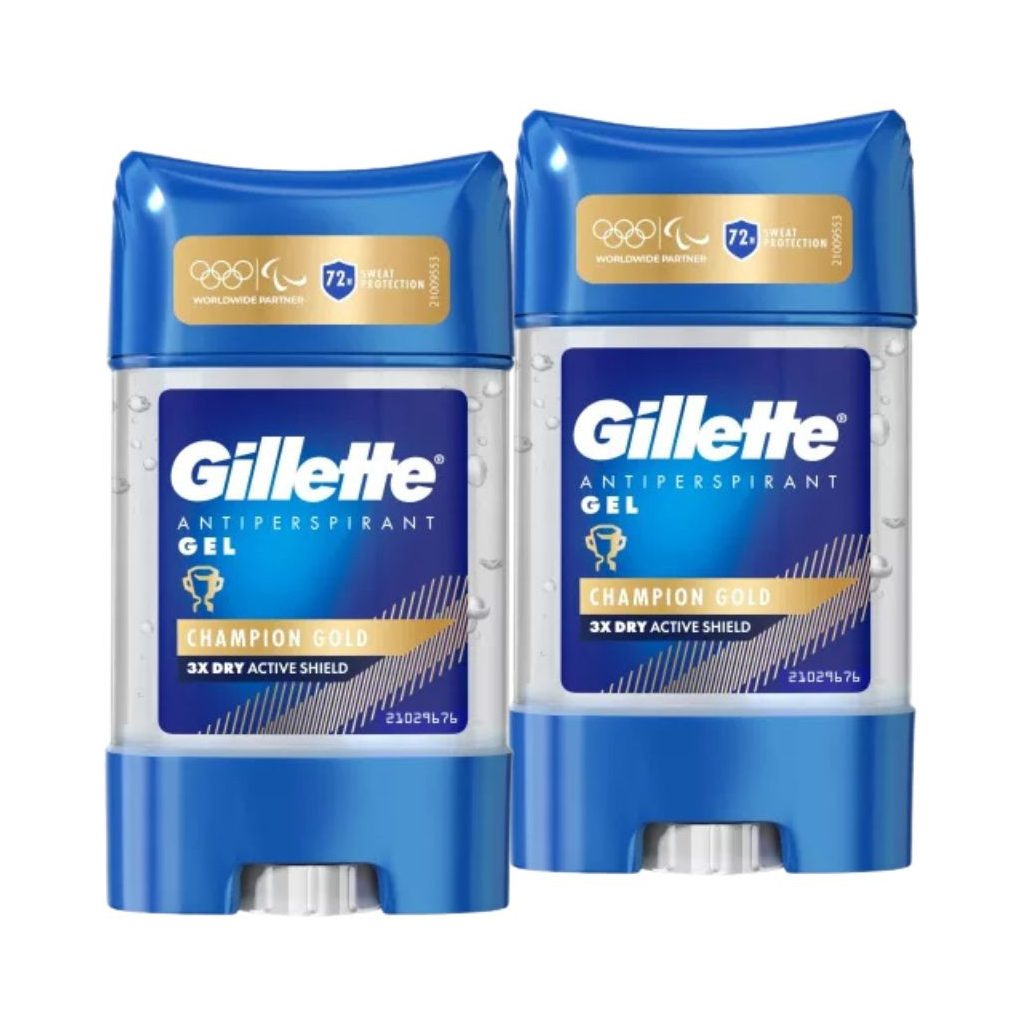 Gillette Champion Gold izzadásgátló gél (2x70 ml)