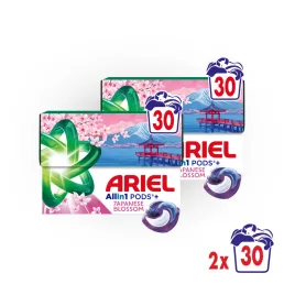   Ariel All-in-1 PODS+ Mosókapszula Japanese Blossom (2x30 db)
