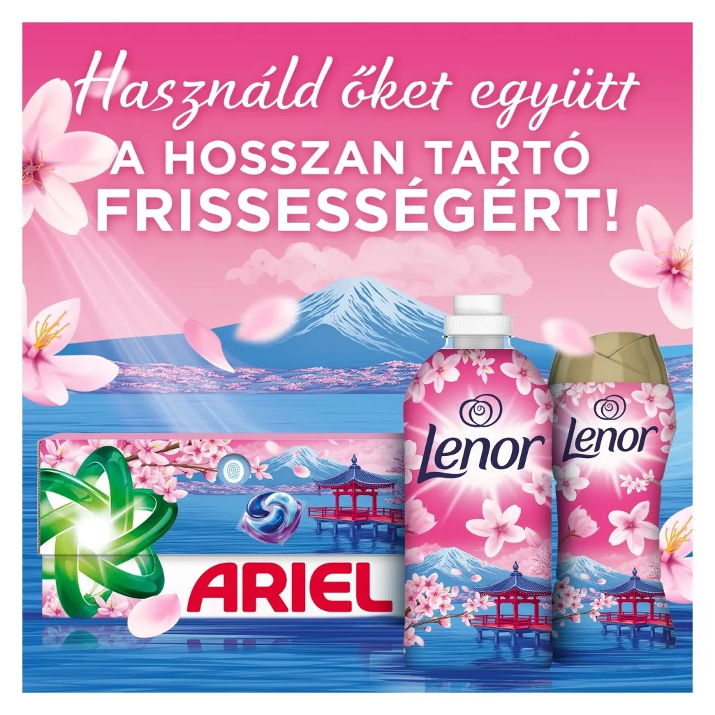 Ariel All-in-1 PODS+ Mosókapszula Japanese Blossom (2x30 db)