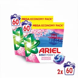   Ariel All-in-1 PODS+ Mosókapszula Japanese Blossom (2x60 db)