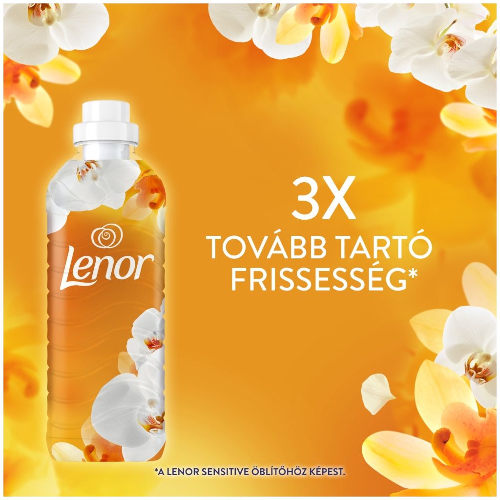 INGYENES  SZÁLLÍTÁS - Lenor Gold Orchid öblítő 4x2,478 liter (472 mosás)