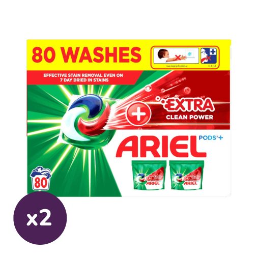 Ariel All-in-1 PODS Extra Clean mosókapszula (2x80 db)