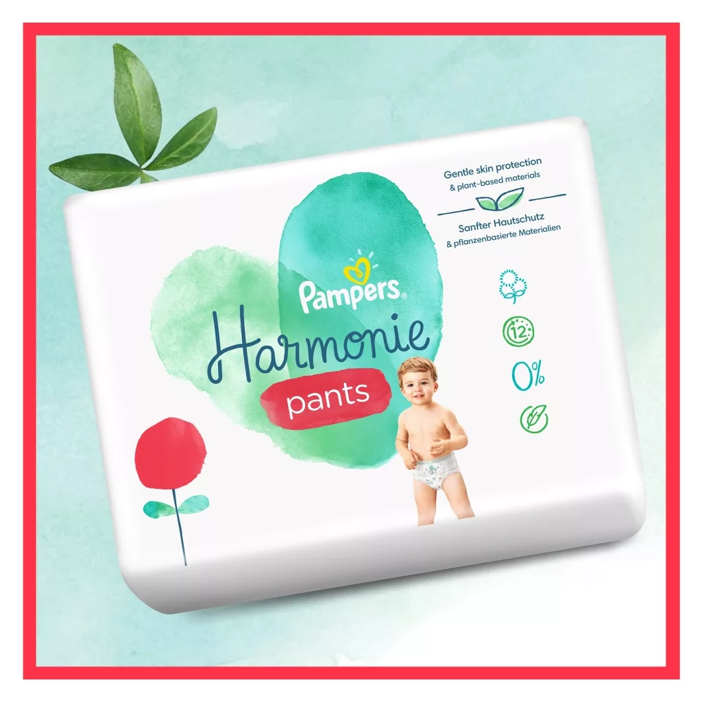 Pampers Harmonie Pants bugyipelenka 5, 12-17 kg, HAVI PELENKACSOMAG 80 db