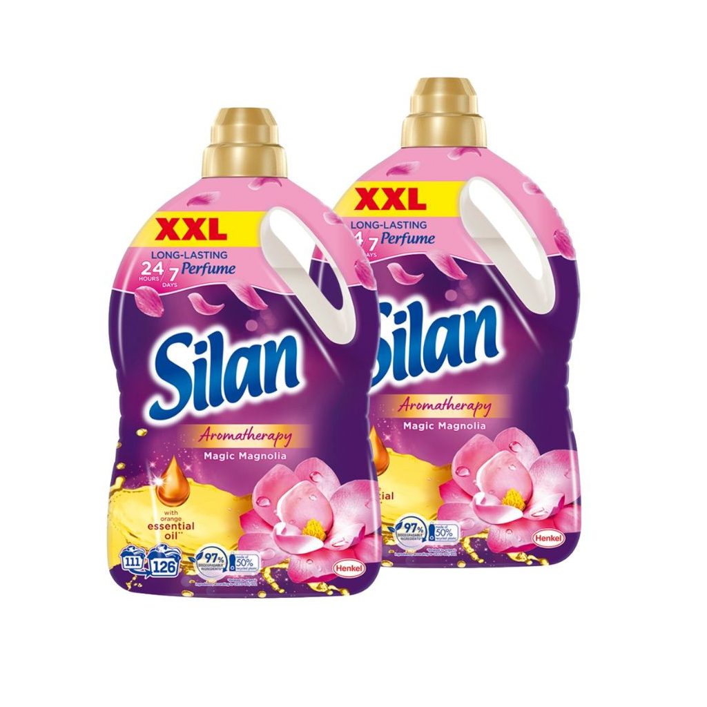 Silan Aromatherapy Magic Magnolia öblítő 2x2772 ml (252 mosás)