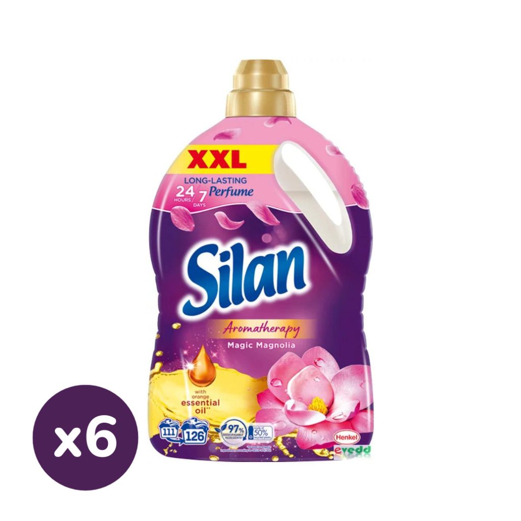 Silan Aromatherapy Magic Magnolia öblítő 6x2772 ml (756 mosás)