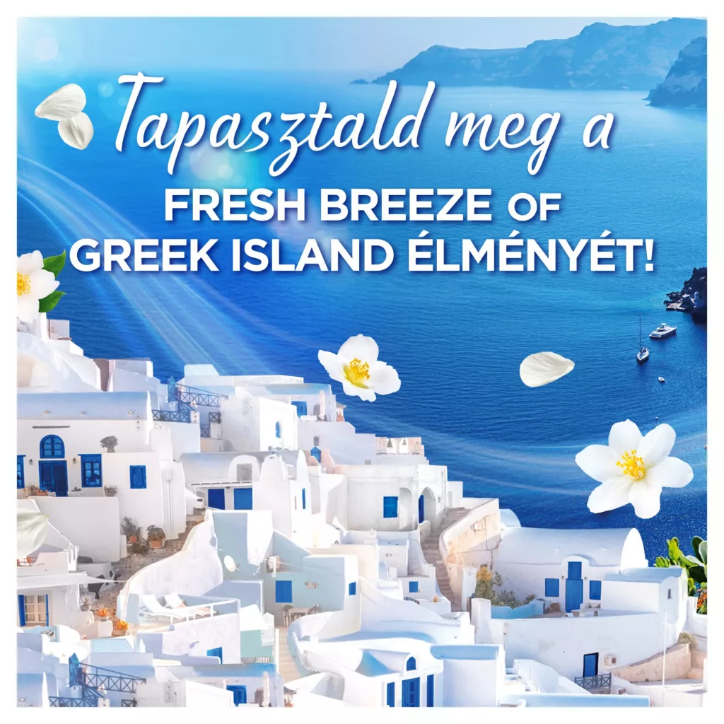 Ariel Greek Island folyékony mosószer 4x1,8 liter (160 mosás)