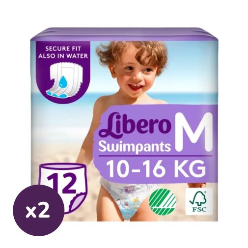 Libero Swimpants medium úszópelenka 10-16 kg, 24 db