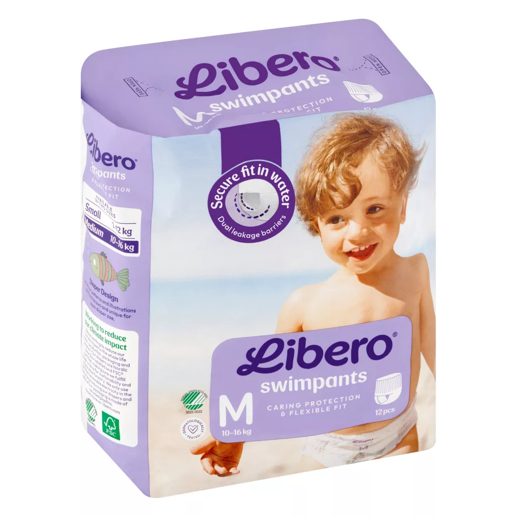 Libero Swimpants medium úszópelenka 10-16 kg, 24 db
