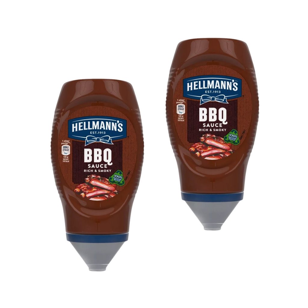 Hellmann's BBQ szósz, flakonos (2x285 g)